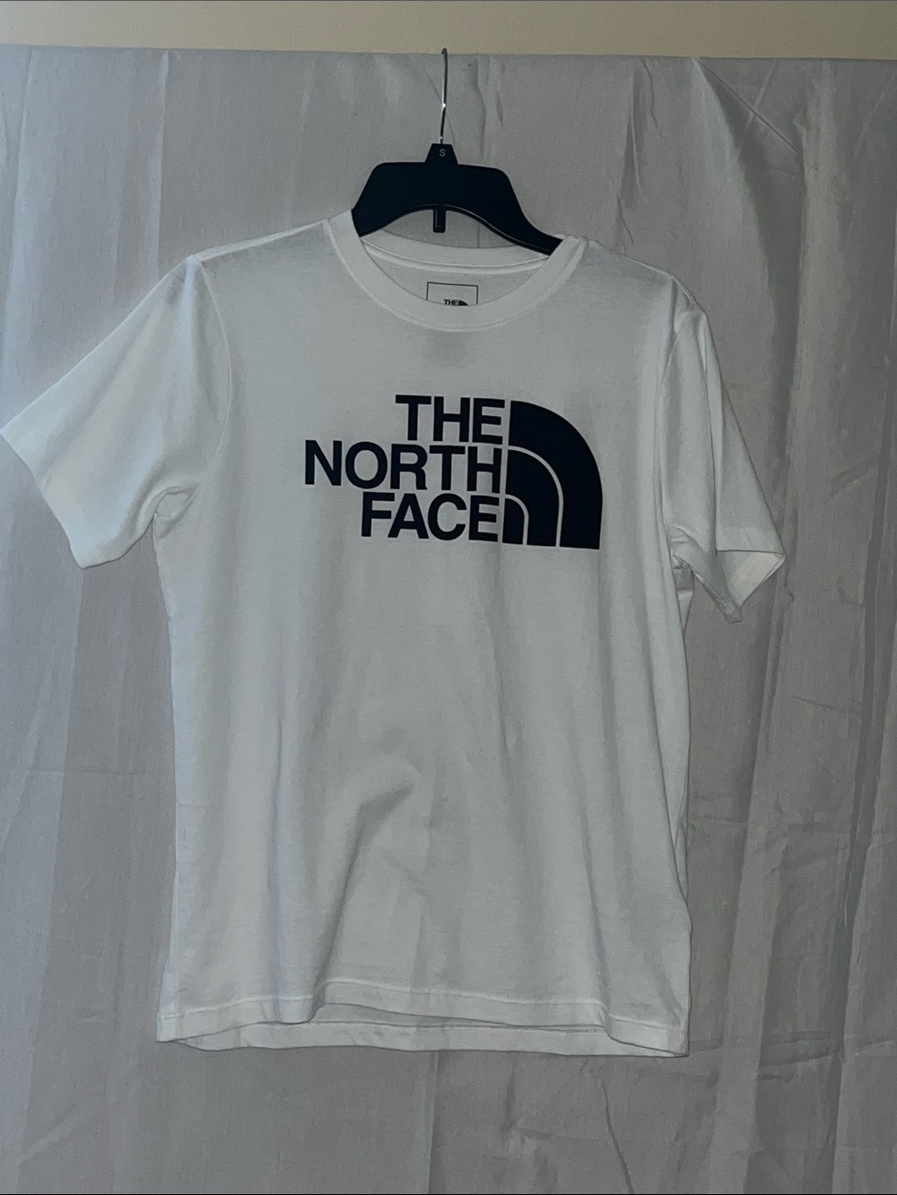 The North Face White Tee with Black Logo